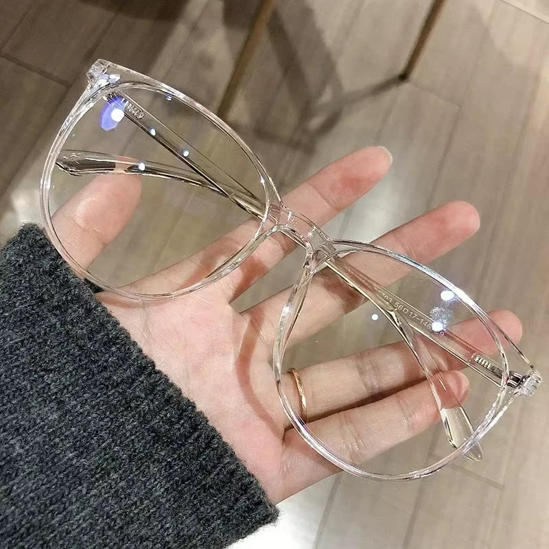 Vintage Transparent Computer Glasses Frame Women Men anti Blue Light Square Eyewear Blocking Glasses Optical Spectacle Eyeglass