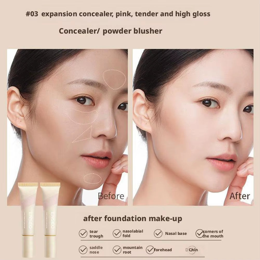 2025 Women'S Long Lasting Moisturising Concealer Lotion Moisturising No Trace Brighten Skin Colour Concealer Improve Base Makeup
