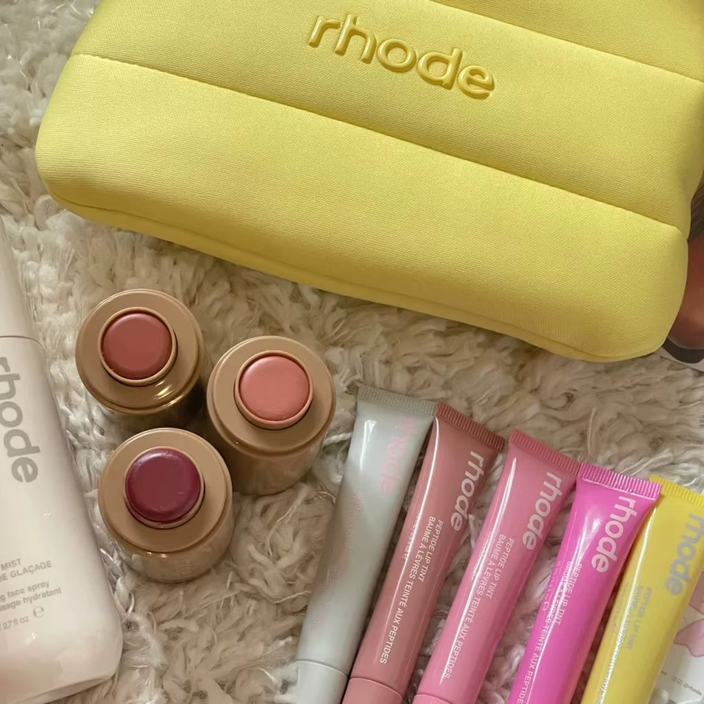 Hot  Bubble Bag Lemontini Lip Balm Makeup Bag Box Lasting Moisturizer Lip Gloss Makeup Mirror Mild Repair Skin Cream Mirror