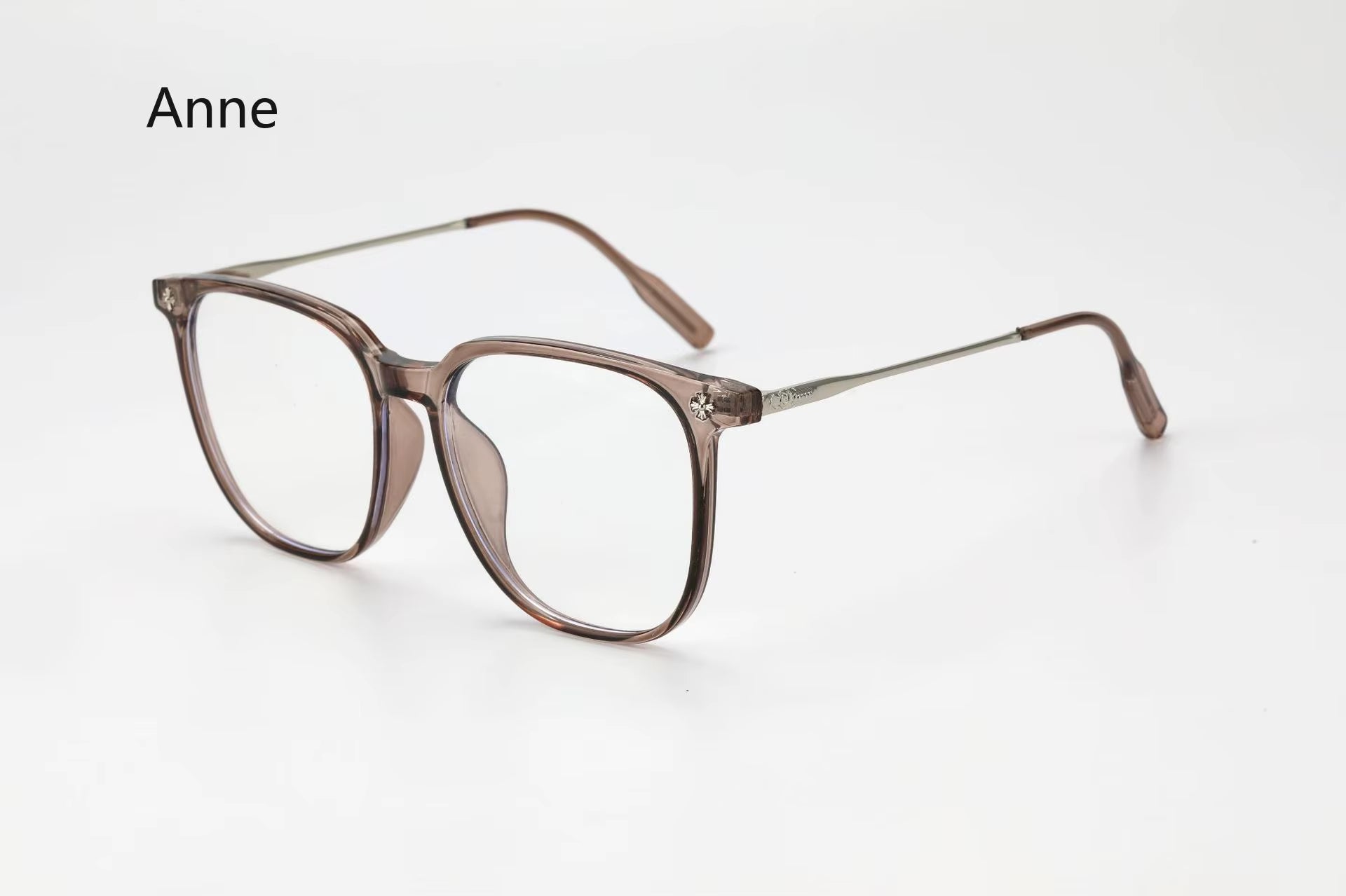 2024 New Business TR anti Blue Light Men'S Sunglasse Fashion Black Metal Square Eyeglasses Frame Computer Office Glasses Gafas